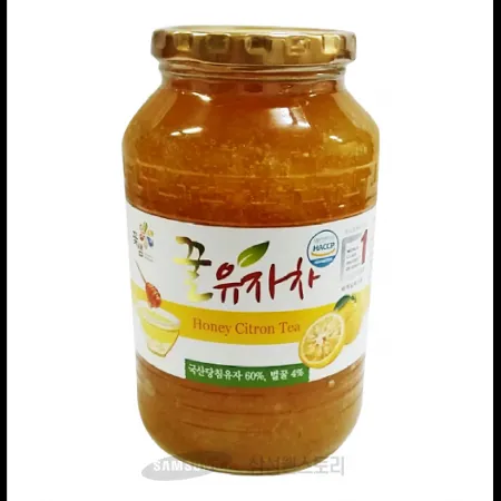 (16:30마감)꿀유자차(1KG/EA/국내산/꽃샘) 이미지