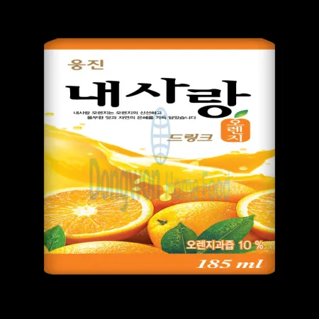(16:30마감(D) 내사랑오렌지드링크(웅진/팩/185ML)EA 이미지