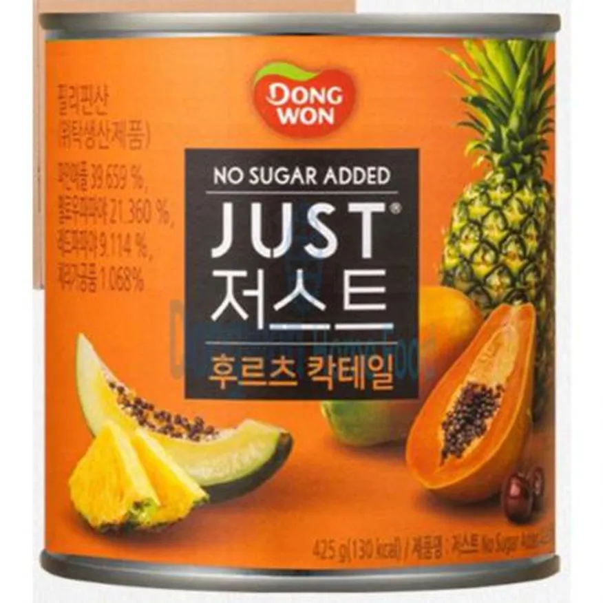 (16:30마감(D) 후르츠칵테일(동원/저스트/노슈가/425G)EA 이미지