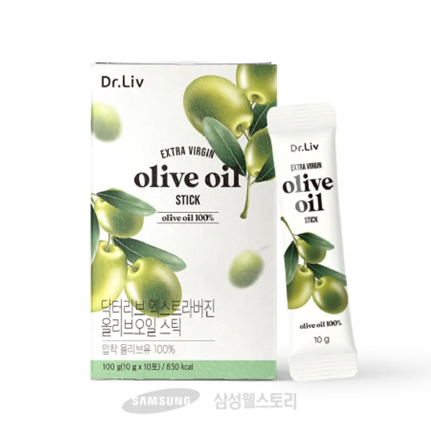 (16:30마감)올리브오일스틱,엑스트라버진,닥터리브,100G(10G*10EA)/PAC 이미지