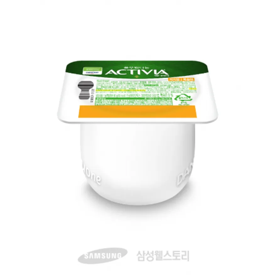 (16:30마감)떠먹는요구르트(80G/EA/다논/원유:국산/액티비아/복숭아맛) 이미지