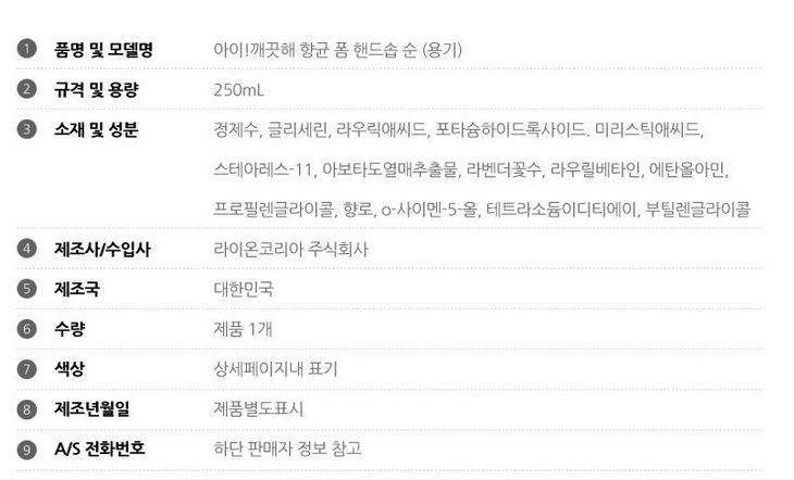 상품정보제공고시