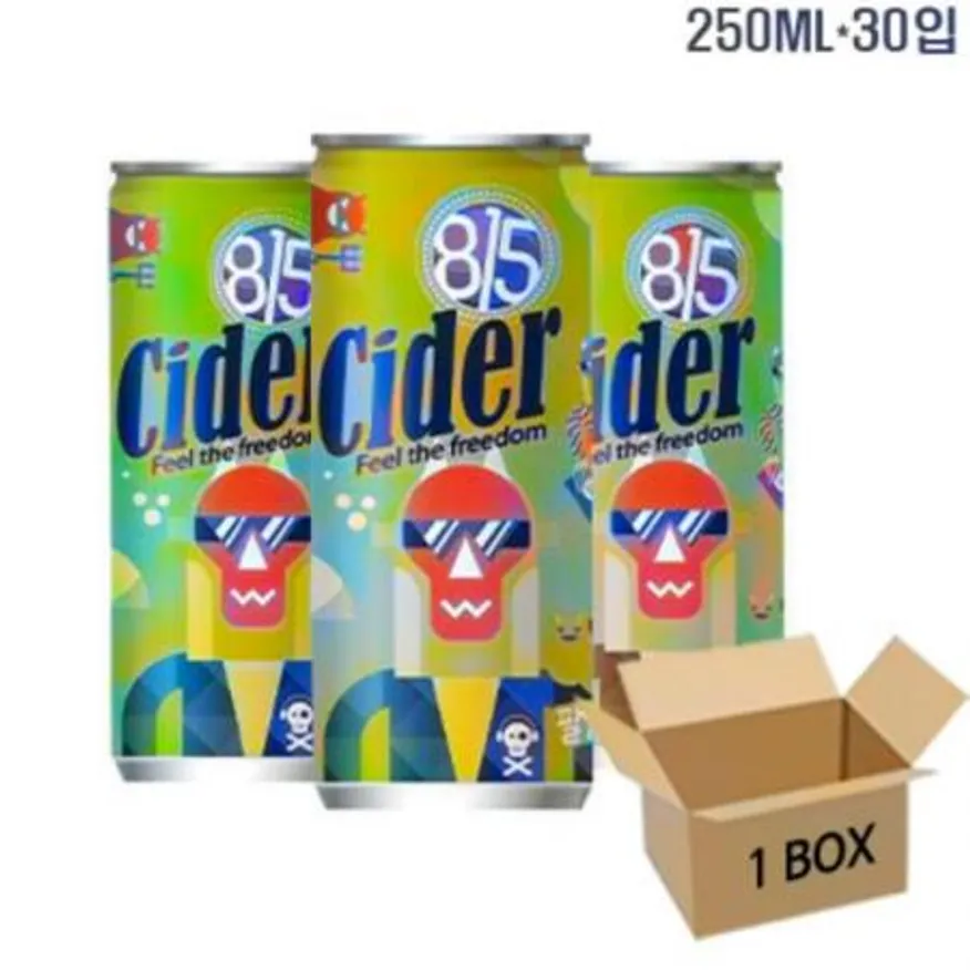 (16:30마감(D) 815사이다(웅진/250ML*30입)BOX 이미지