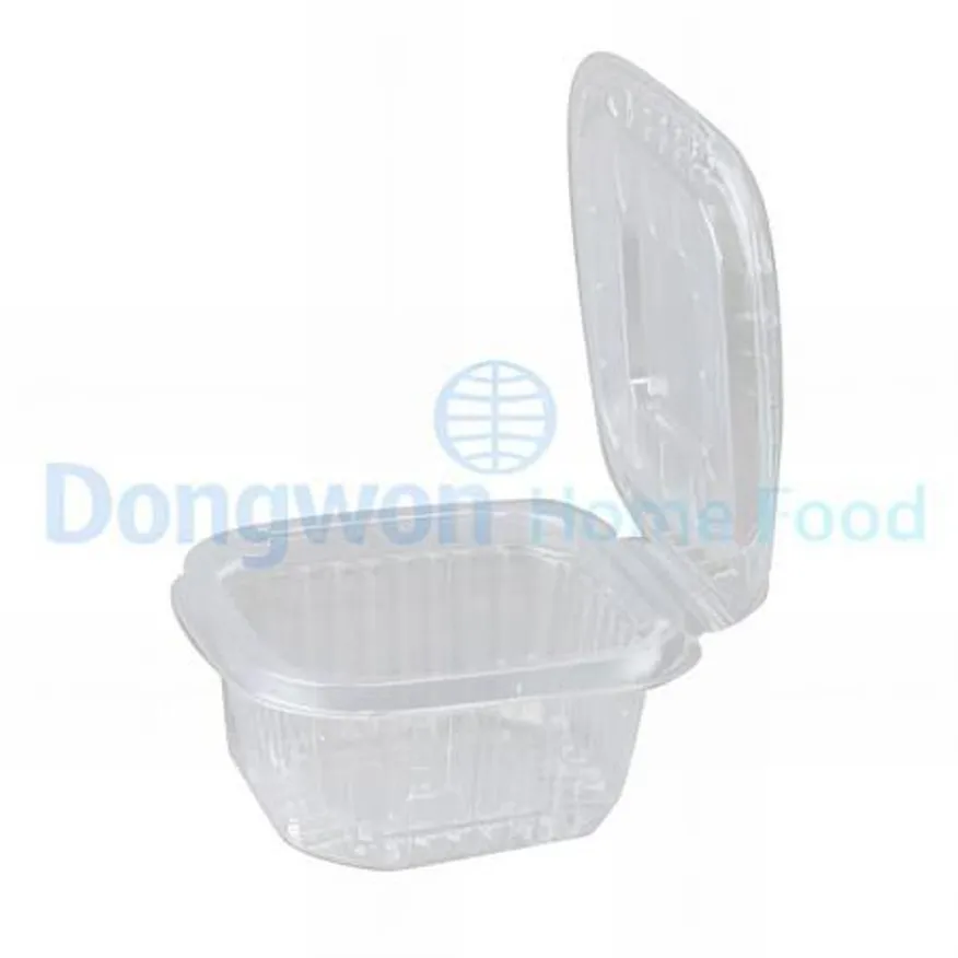 (16:30마감(D) 사각용기(원터치/소/65*65*30mm/PET/100입)EA 이미지