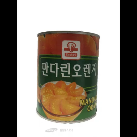 (16:30마감)만다린오렌지캔(밀감캔)(코끼리/830G/EA) 이미지