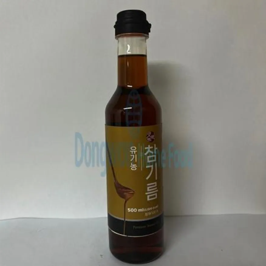 (16:30마감(D) 유기농참기름(참깨:인도산/맛뜨락/500ml)EA 이미지