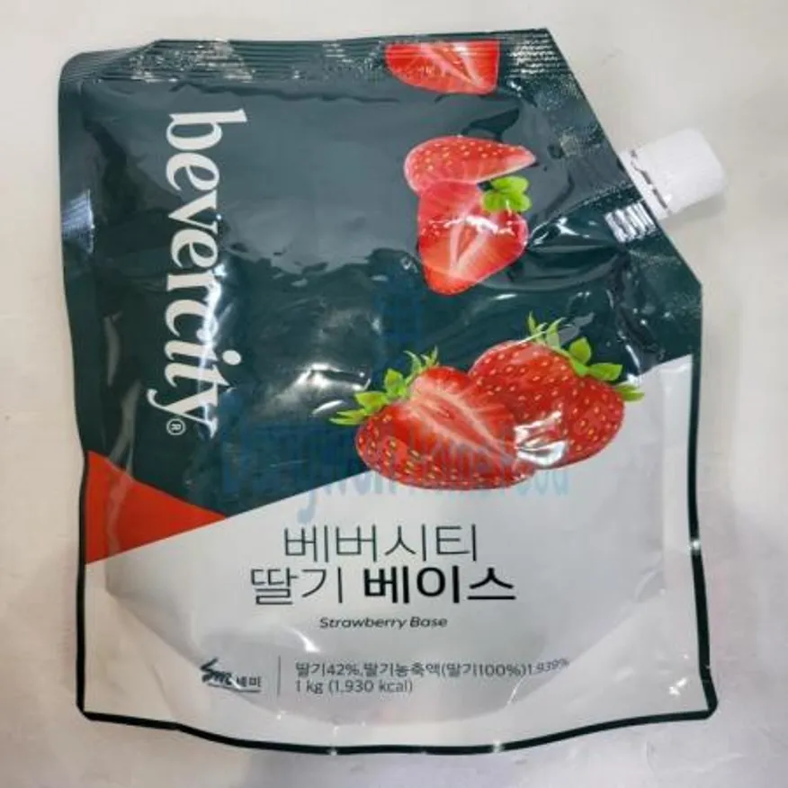 (16:30마감(D) 베버시티딸기베이스(세미/1KG)EA 이미지