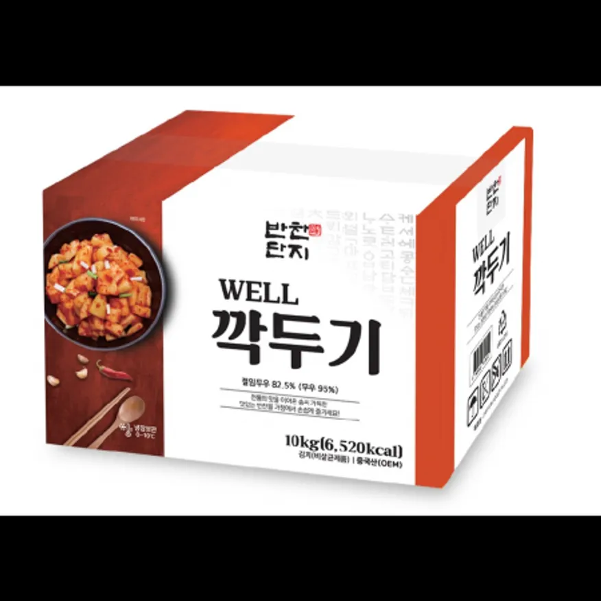 (16:30마감)깍두기,김치,중국산,10KG/BOX 이미지
