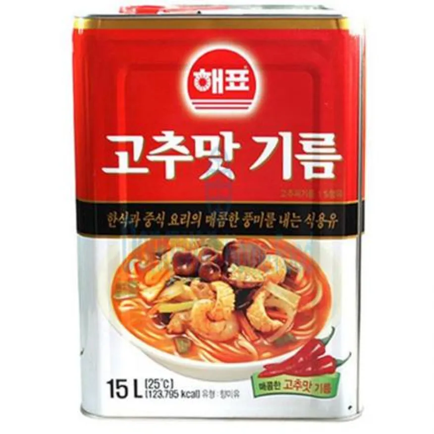 (16:30마감(D) 고추맛기름(사조해표/15L)BOX 이미지