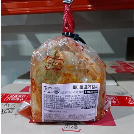 (16:30마감(D) 토마토포기김치(배추:국산/고춧가루:국산/소금:국산/종가집/1KG)EA 이미지