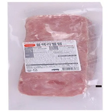 (16:30마감(D) 블랙라벨햄(에쓰푸드/돼지고기:국산/1KG/1KG)EA 이미지