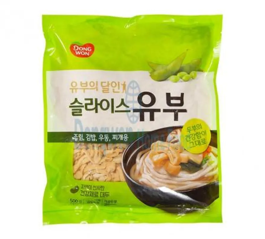 (16:30마감(D) 유부(대두:외국산/동원/냉동/슬라이스/500g)EA 이미지