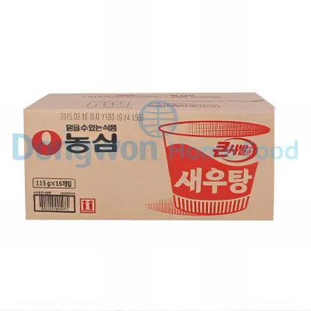 (16:30마감(D) 새우탕컵(농심/115g*16EA)BOX 이미지