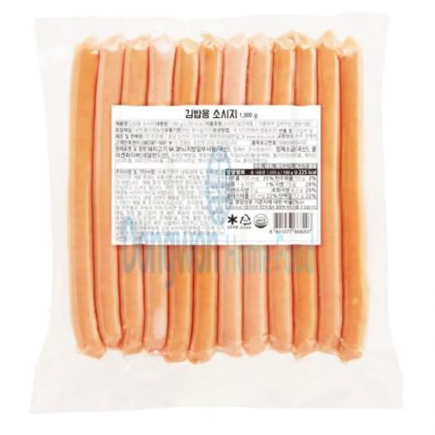 (16:30마감(D) 김밥용소시지(진주햄/돼지고기:국산/냉동/1kg)EA 이미지