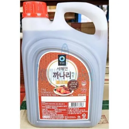 (16:30마감(D) 청정원까나리액젓(대상/3kg)EA 이미지