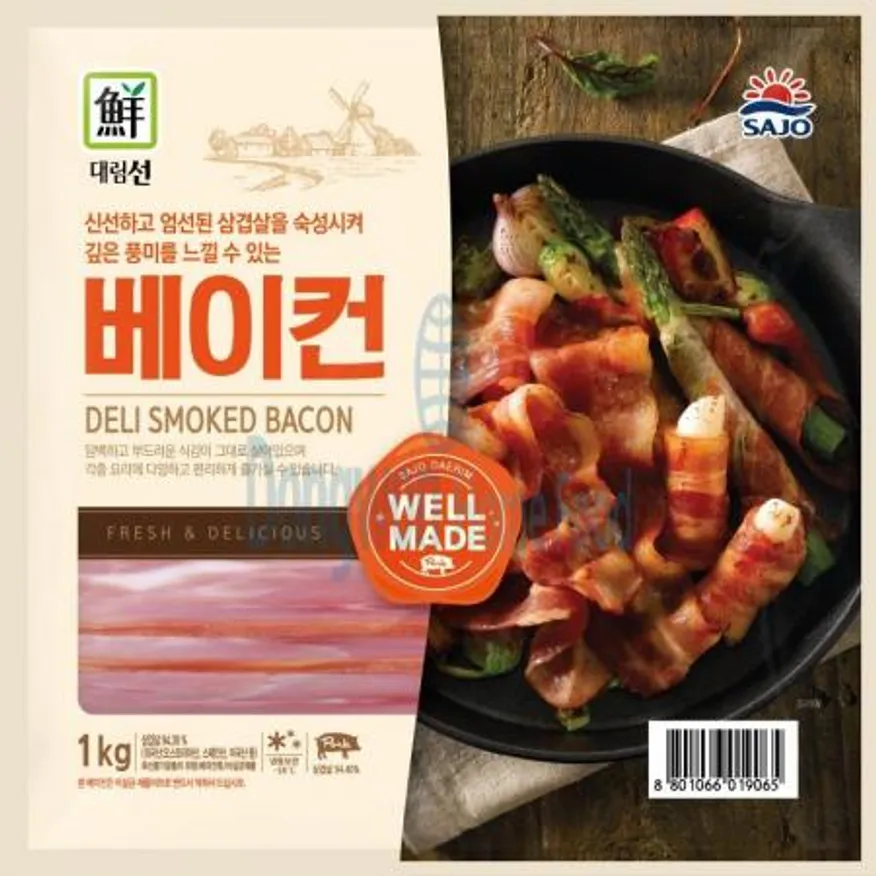 (16:30마감(D) 대림선베이컨(사조/돈육:외국산/냉동/1kg)EA 이미지