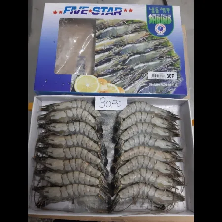 (16:30마감)블랙타이거새우(500G(30EA)/PAC/말레이시아산) 이미지