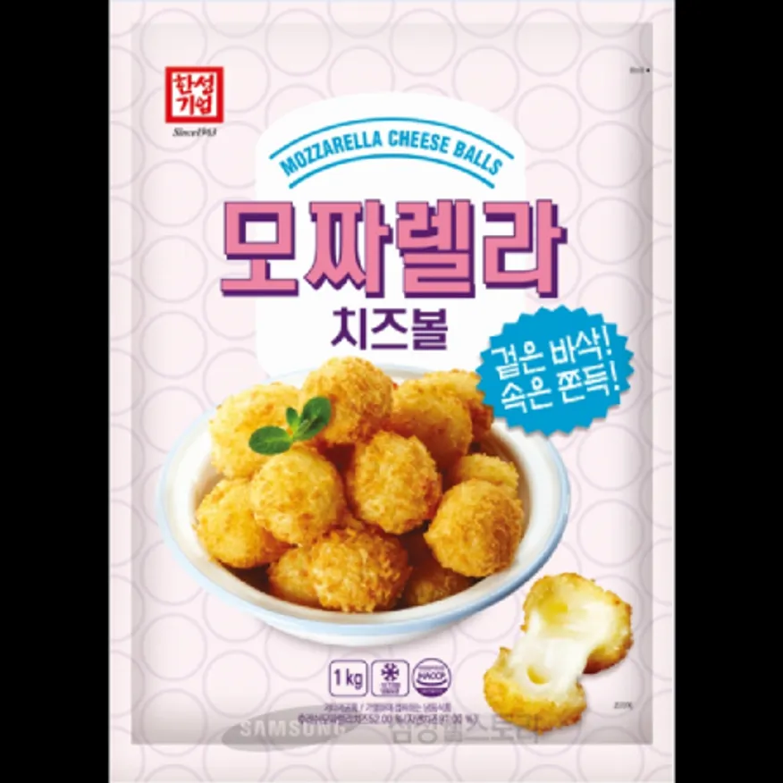 (16:30마감)냉동모짜렐라치즈볼,치즈:미국산,한성기업,1KG/PAC 이미지