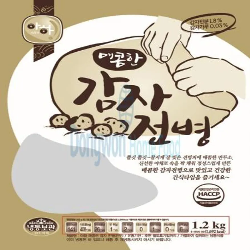 (16:30마감(D) 매콤한감자전병(아하/약10개/1.2KG)EA 이미지