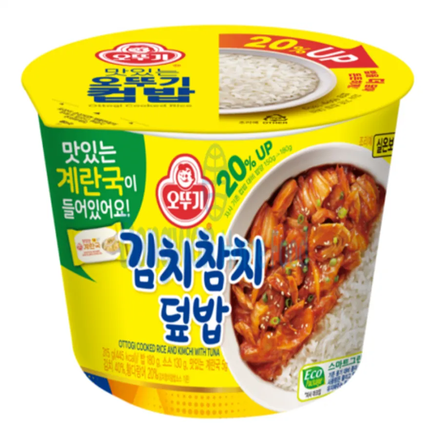 (16:30마감(D) 김치참치덮밥(쌀:국산/오뚜기/315G/즉석국포함)EA 이미지