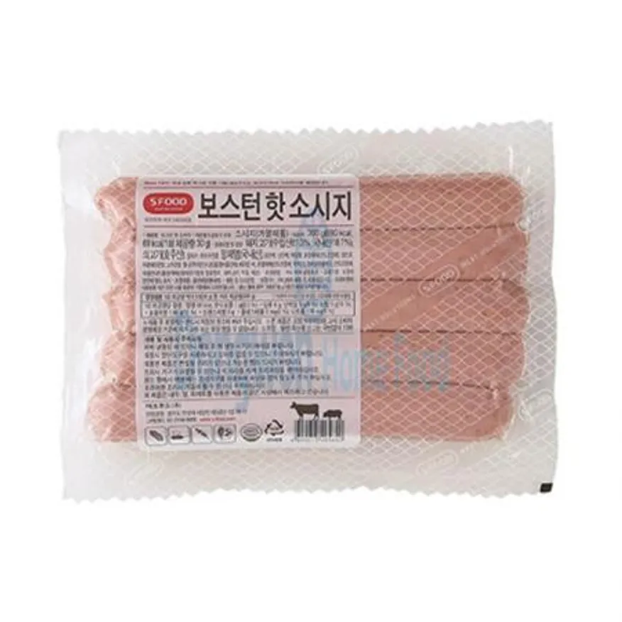 (16:30마감(D) 보스턴핫소시지(에쓰푸드/돼지고기:국산,외국산,쇠고기:호주산)300G 이미지