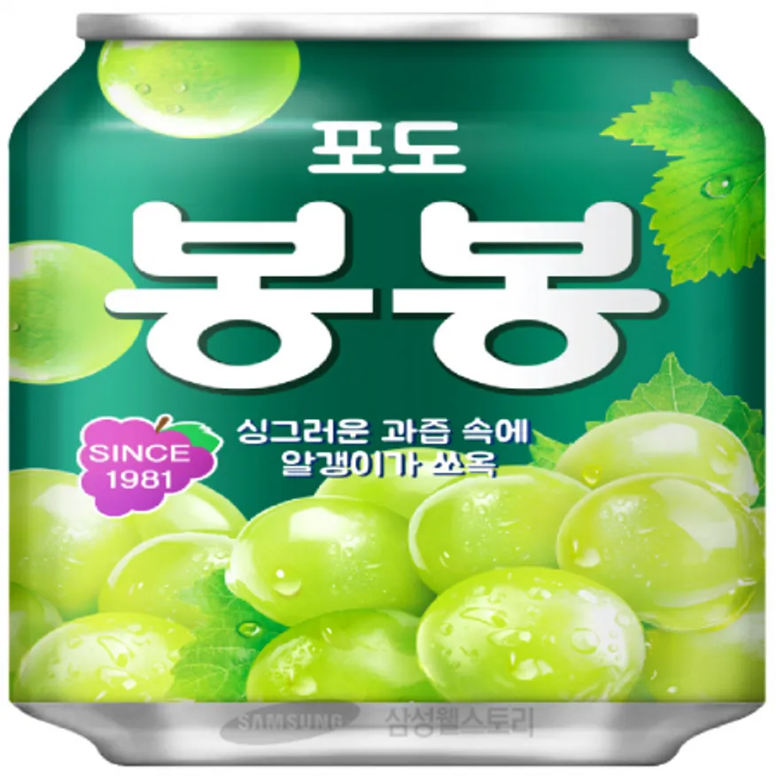(16:30마감)포도봉봉(238ML/EA*24EA/BOX/해태) 이미지