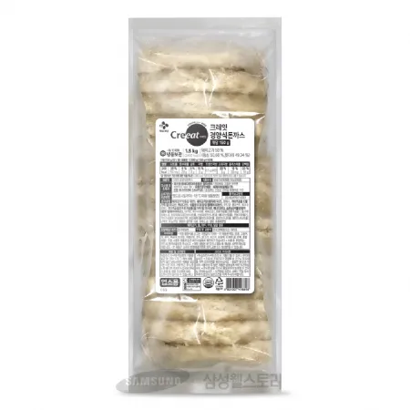 (16:30마감)크레잇한판등심돈가스(CJ/1.5KG(150G*10EA)/PAC/돈육:국산) 이미지
