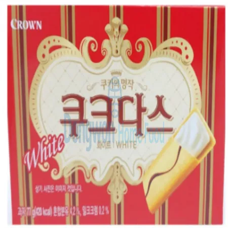 (16:30마감(D) 쿠크다스화이트(크라운/8.5G*9EA)EA 이미지