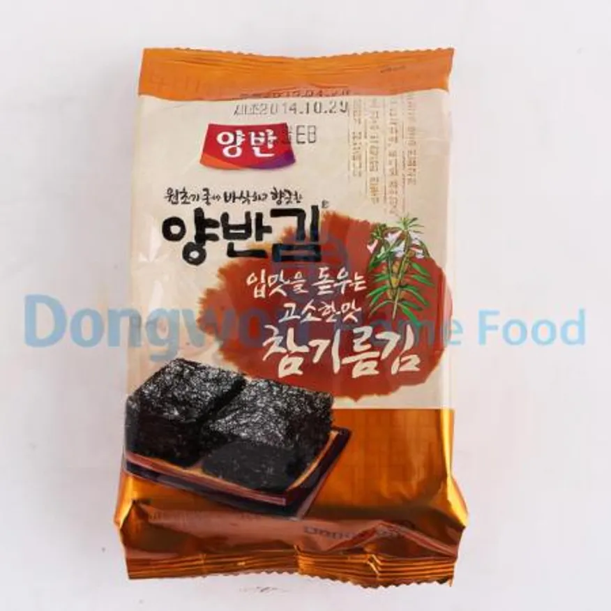 (16:30마감(D) 양반김(참기름김/국내산/동원/식탁/5g)EA 이미지