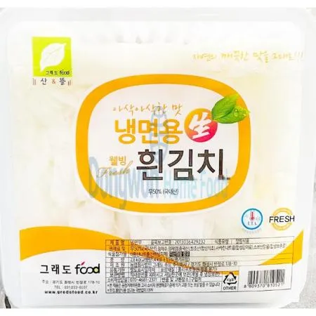 (16:30마감(D) 냉면용흰김치(웰빙/냉면무/2.8kg)EA 이미지