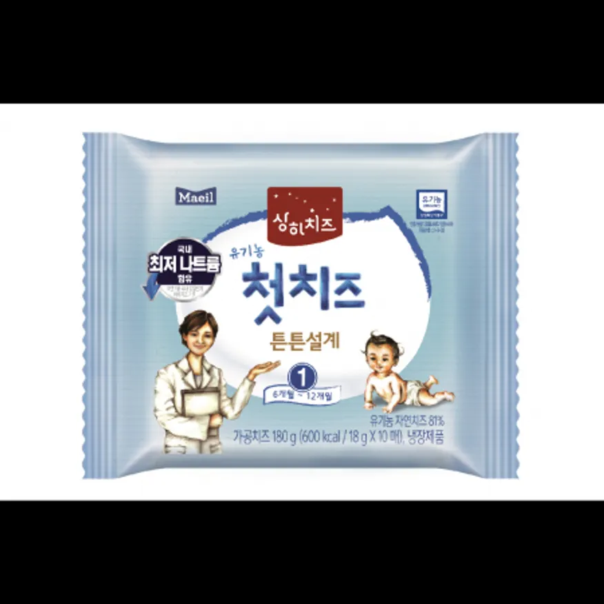 (16:30마감)KD유기농우리아이첫치즈(180G(18G*10EA)/PAC/매일) 이미지