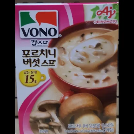 (16:30마감)보노포르치니버섯스프(농심/54G(18G*3EA)/PAC/일본산)