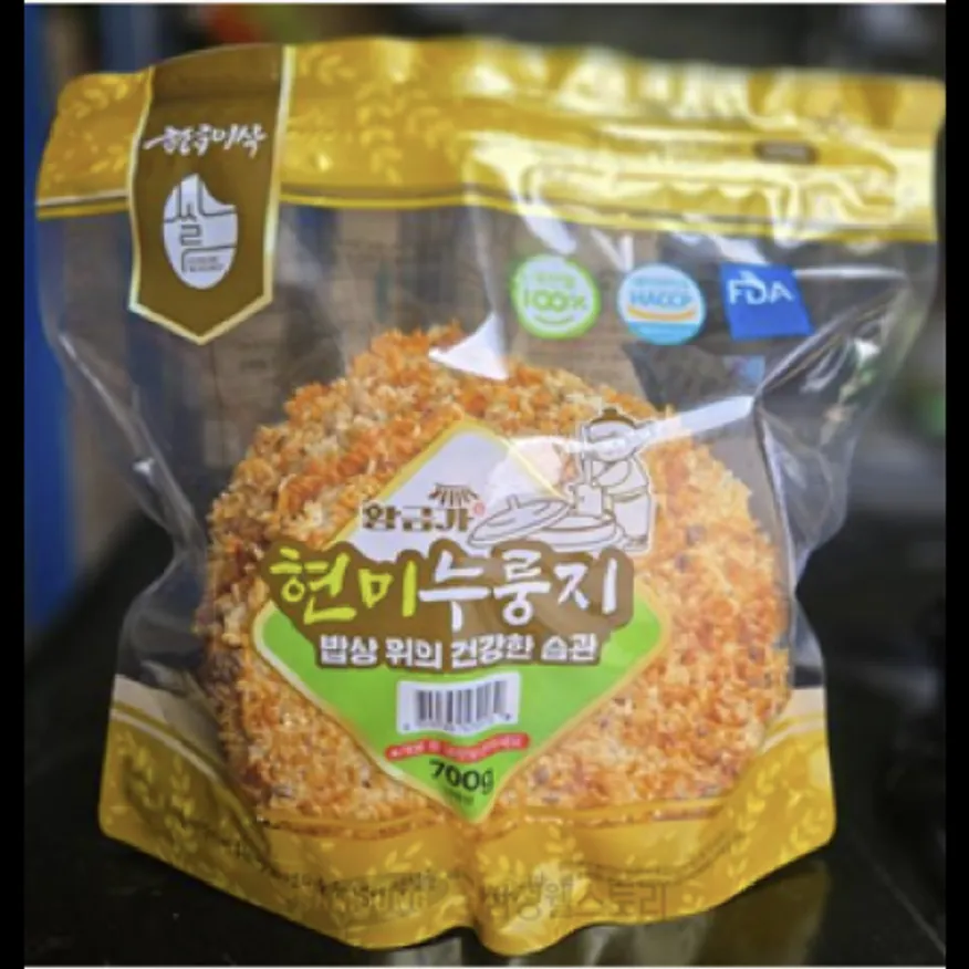 (16:30마감)현미누룽지,국산,황금가,700G/PAC 이미지