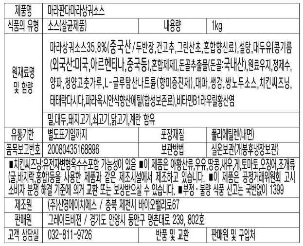 상품정보제공고시