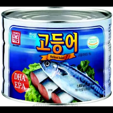 (16:30마감)고등어캔(한성/1.8KG/EA/고등어:국산) 이미지