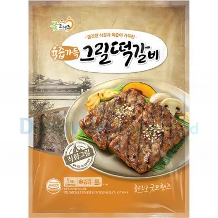 (16:30마감(D) 육즙가득그릴떡갈비(굿프랜즈/돼지고기:국내산,쇠고기:국내산/1KG)EA 이미지