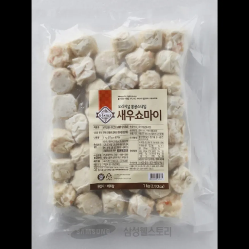 (16:30마감)새우쇼마이(1KG(25G*40EA)/PAC/베트남산/세미원) 이미지