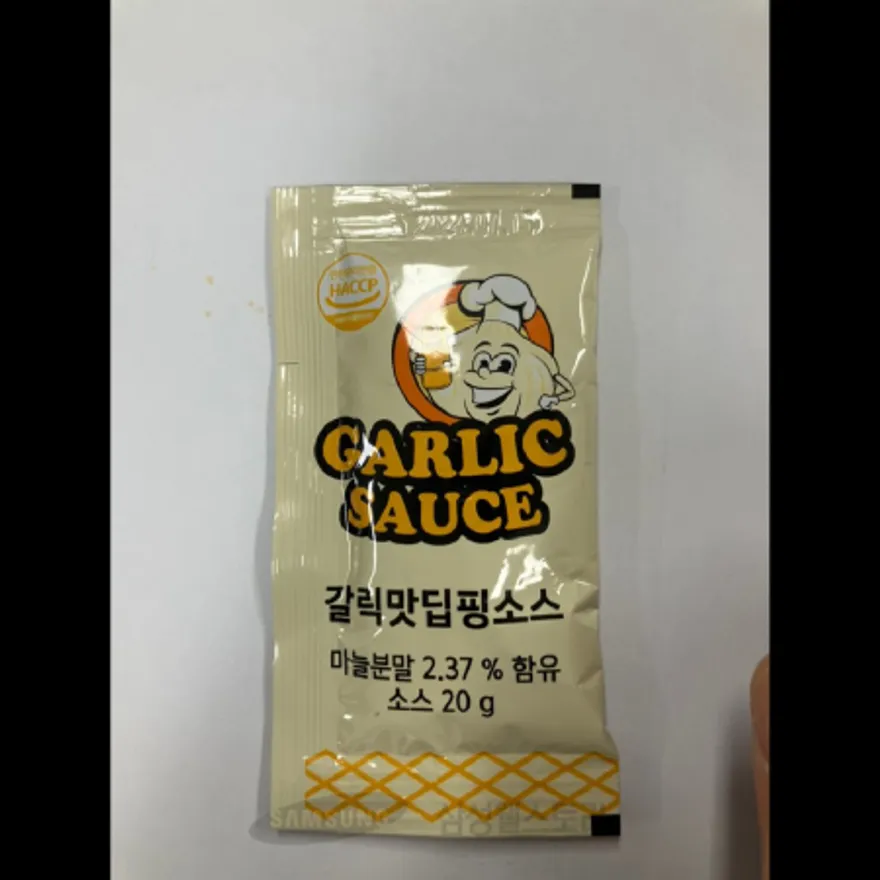 (16:30마감)갈릭맛디핑소스(태원/6KG(20G*300EA)/BOX/대두유:외국산) 이미지