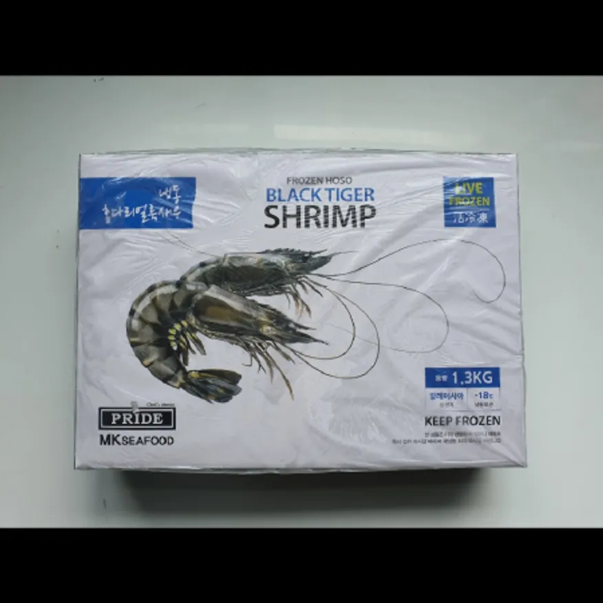 (16:30마감)블랙타이거새우(1.3KG(25미)/PAC/말레이시아산) 이미지
