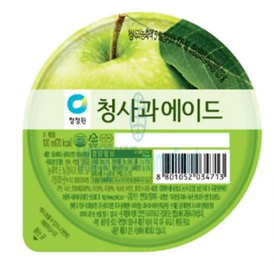 (16:30마감(D) 청사과에이드(청정원/100ML*50EA)BOX 이미지