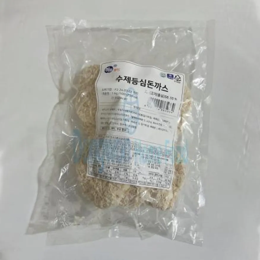 (16:30마감(D) 수제등심돈까스(하늘푸드/돼지고기:국내산/100g*10입/1kg)EA 이미지