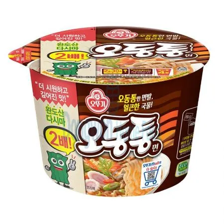 (16:30마감(D) 오동통면(오뚜기/용기/100g*12입)BOX 이미지