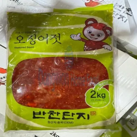 (16:30마감(D) 오징어젓(중국완제/단지/2KG)EA 이미지