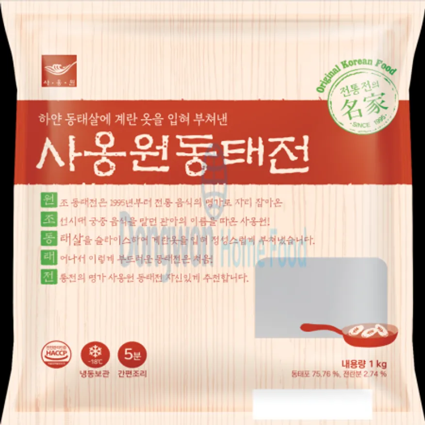 (16:30마감(D) 동태전(동태:러시아산/사옹원/냉동/1kg)EA 이미지