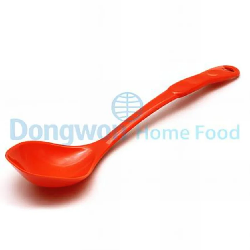 (16:30마감(D) 만두국자(중/H26.5cm/멜라민/주황/5입)EA 이미지