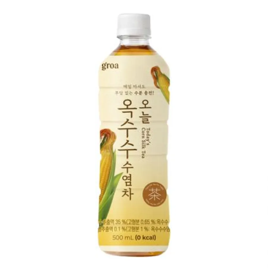(16:30마감(D) 오늘옥수수수염차(그로아/500ML*20EA)BOX 이미지