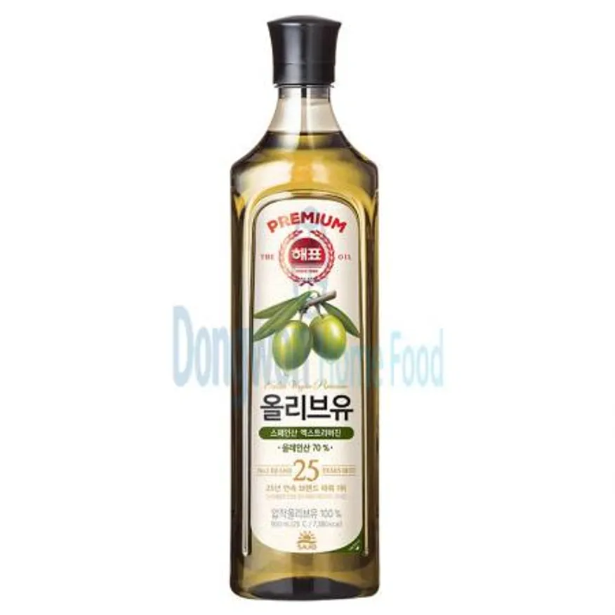 (16:30마감(D) 엑스트라버진올리브유(사조해표/900mL)EA 이미지
