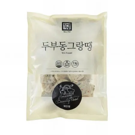 (16:30마감(D) 두부동그랑땡(한성/냉동/1kg)EA 이미지