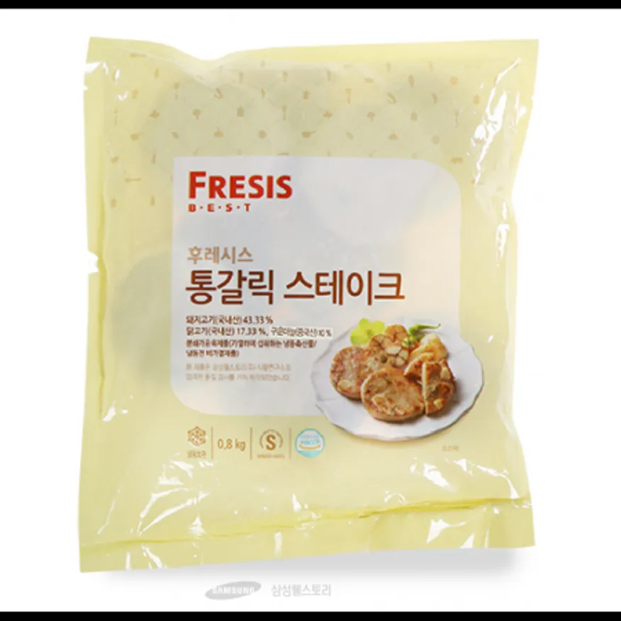 (16:30마감)통갈릭스테이크(800G(80G/구운마늘:중국산/후레시스/돈육/계육:국내산) 이미지