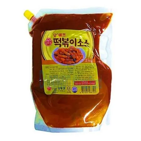 (16:30마감(D) 오쉐프떡볶이소스(오뚜기/2kg)EA 이미지